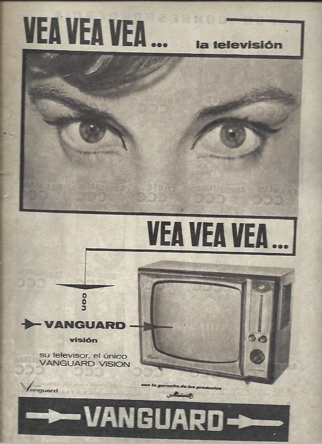 LAMINA 40920: Publicidad de televison Vanguard