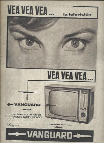 LAMINA 40920: Publicidad de televison Vanguard