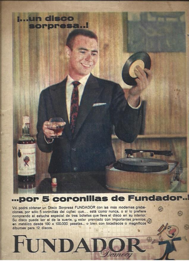 LAMINA 41104: Publicidad de Fundador en la contraportada