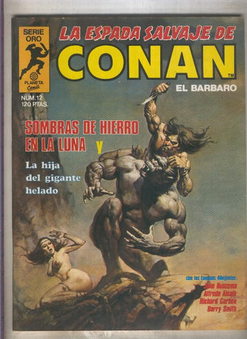 La Espada Salvaje de Conan primera edicion numero 012: Sombras de hierro en la luna