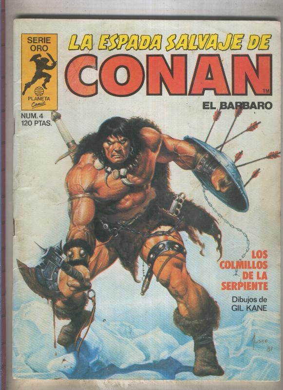 La Espada Salvaje de Conan primera edicion numero 004: Los colmillos de la serpiente