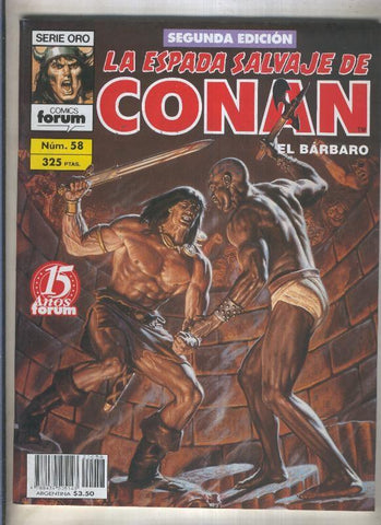 La Espada Salvaje de Conan volumen 1 segunda edicion numero 058: La estrella de Thamazhu