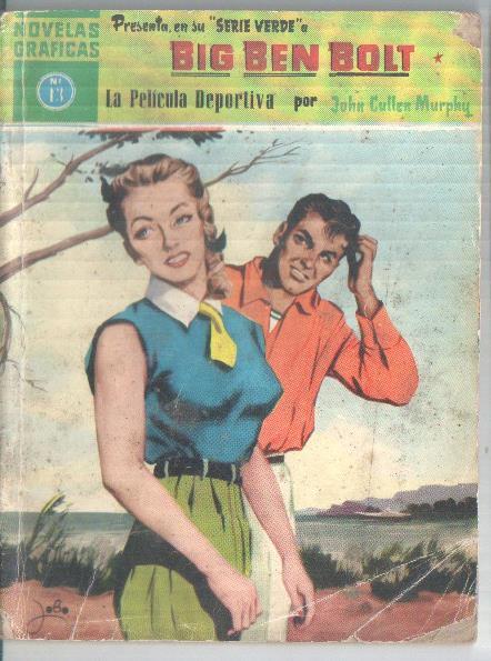 Dolar: Ben Bolt serie verde numero 13: La pelicula deportiva (numerado 1 en trasera)