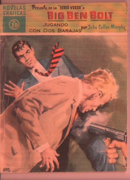 Dolar: Ben Bolt serie verde numero 20: Jugando con dos barajas (numerado 1 en trasero)