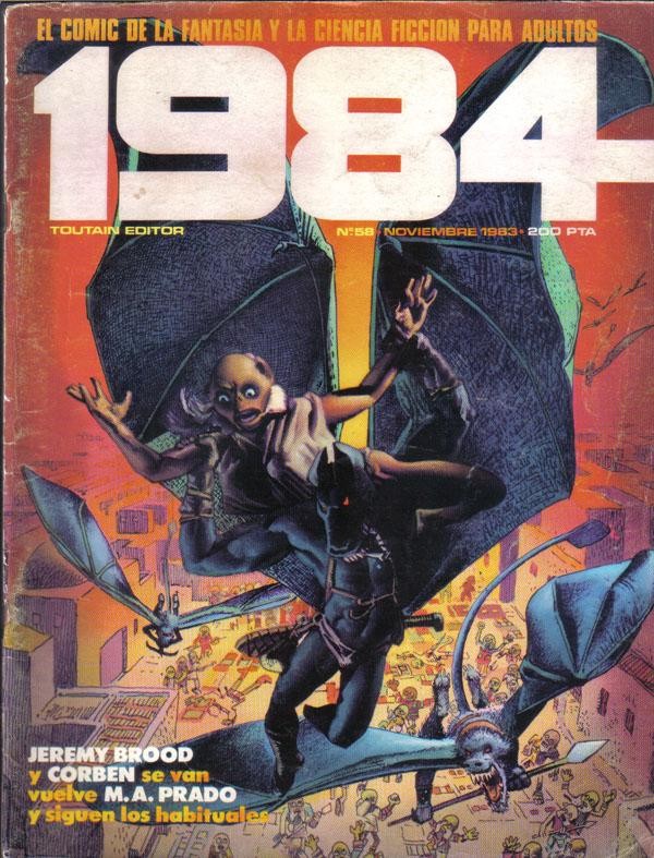 Toutain: Revista 1984 numero 58: Miguel Angel Prado