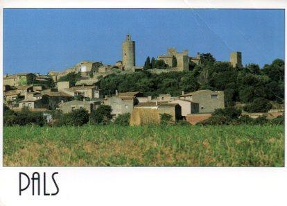 POSTAL PV13434: Vista de Pals, Girona