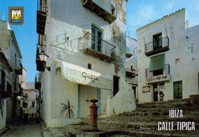 POSTAL PV13425: Calle tipica de Ibiza