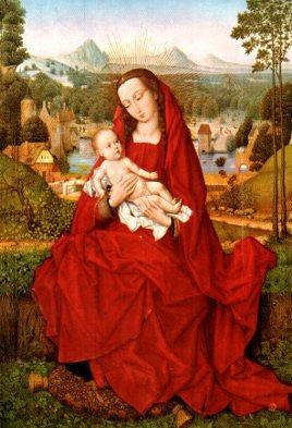 POSTAL PV13449: La Virgen con el Niño, Memling. Catedral de Burgos
