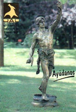 POSTAL PV13492: JAL calle Rosellon 140 en Barcelona