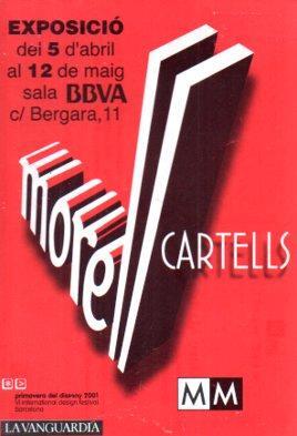 POSTAL PV13493: Exposicio Morell Cartells sala BBVA  año 2001