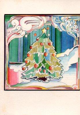 POSTAL PV13500: Felicitacion de Navidad Christmas por Lazaro Enriquez. Unicef