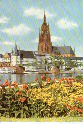 POSTAL PV13502: Vista de la catedral de Frankfurt