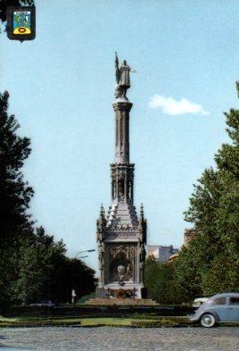 POSTAL PV13476: Monumento a Cristobal Colon en Madrid