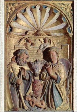 POSTAL PV13453: Nacimiento del siglo XVI en Museo Mares,Barcelona