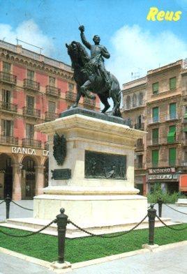 POSTAL PV13462: Monumento al Genera Prim en Reus