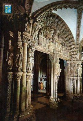 POSTAL PV13464: Portico de la Gloria detalle, Santiago de Compostela