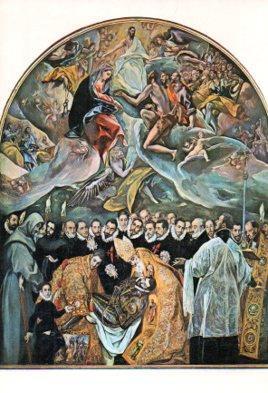 POSTAL PV13470: Entierro del Conde Orgaz por el Greco, Toledo