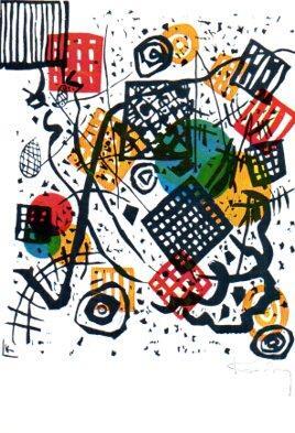 POSTAL PV13471: Small worlds V por Kandinsky