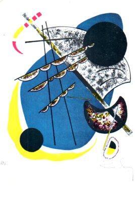 POSTAL PV13473: Small worlds II por Kandinsky
