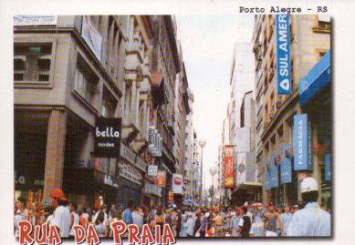 POSTAL PV13398: Rua da Praia, Porto Alegre en Brasil