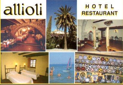 POSTAL PV13333: Hotel restaurant Allioli, Castello d'Ampuries