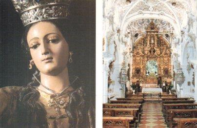 POSTAL PV13296: Nuestra Sra. de la Aurora y ermita en Priego Cordoba