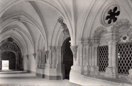 POSTAL PV13300: Monasterio de Piedra. Puerta de la sala capitular del Claustro
