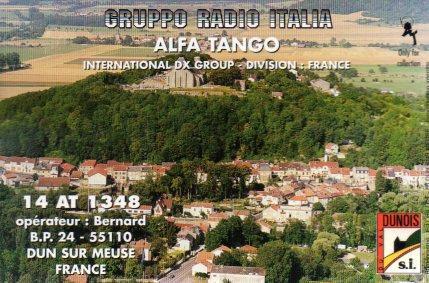 POSTAL PV13301: Gruppo Radio Italia, alfa tango. Division France