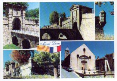 POSTAL PV13373: Cite fortifie, Mont-Louis Francia