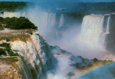 POSTAL PV13393: Saltos Floriano y Deodoro, Cataratas del Iguazu