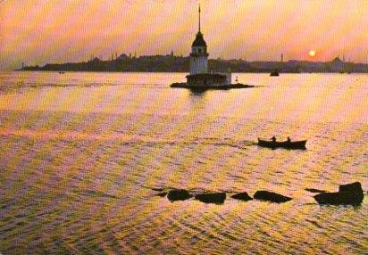 POSTAL PV13348: Tower of Leander, Istambul