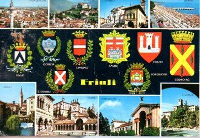 POSTAL PV13367: Vistas de la region de Friuli, Italia