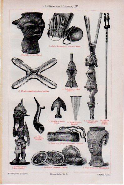 LAMINA ESPASA V52169: Civilizacion de Africa IV