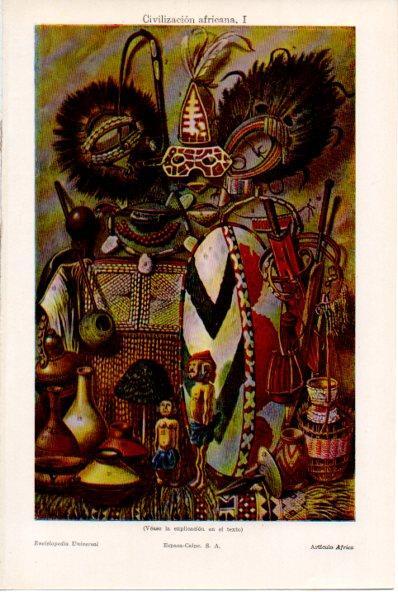 LAMINA ESPASA V52165: Civilizacion de Africa I