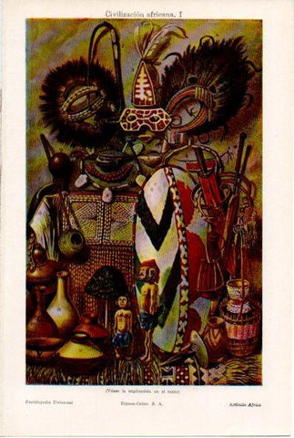 LAMINA ESPASA V52165: Civilizacion de Africa I