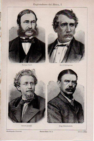 LAMINA ESPASA V52163: Exploradores del Africa I