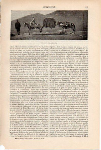LAMINA ESPASA V52157: Palanquin de viaje, Afganistan