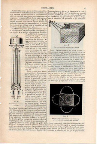 LAMINA ESPASA V52154: Fermometro para ascenciones cientificas