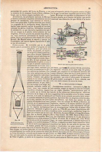 LAMINA ESPASA V52153: Grua de vapor para globos cautivos militares
