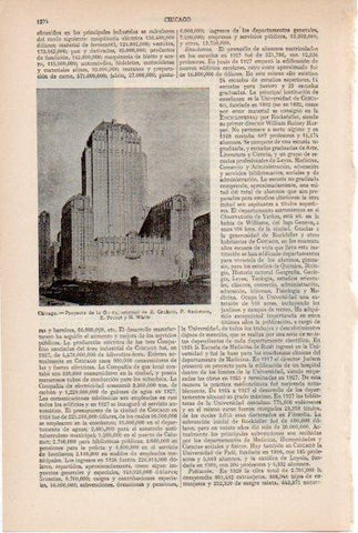 LAMINA ESPASA V52122: Proyecto de la Opera de Chicago