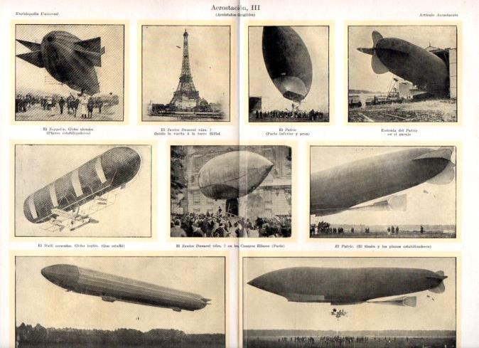LAMINA ESPASA V52299: Aerostatos dirigibles