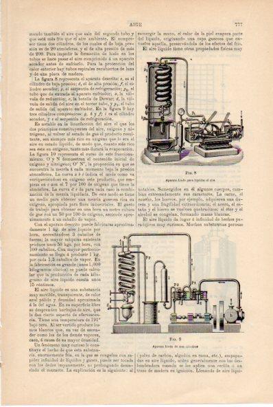 LAMINA ESPASA V52256: Aparato Linde 