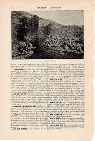 LAMINA ESPASA V52253: Fuente de Ain-el-Sultan, Palestina