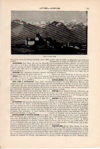 LAMINA ESPASA V52252: Castillo de Aigle, Suiza