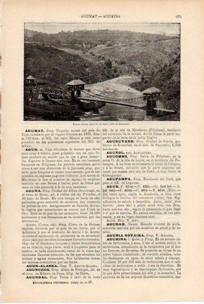 LAMINA ESPASA V52239: Puente militar en la Isla de Mindanao, Filipinas