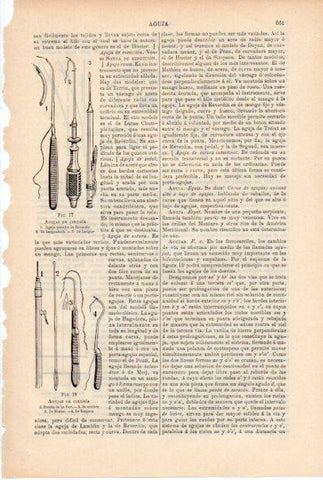 LAMINA ESPASA V52237: Agujas de cirugia