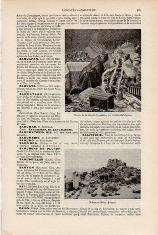 LAMINA ESPASA V51935: Ruinas de Kalaat Zahyun, Siria