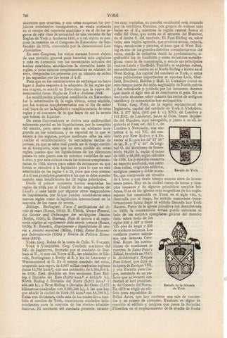 LAMINA ESPASA V51933: Escudos de York, Inglaterra