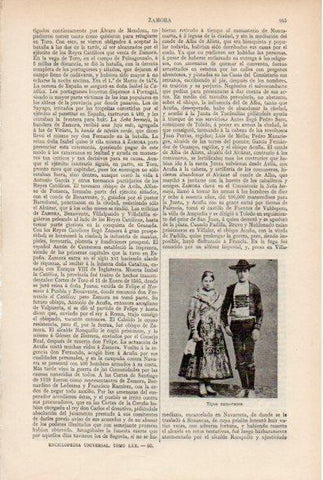LAMINA ESPASA V51961: Tipos de Zamora