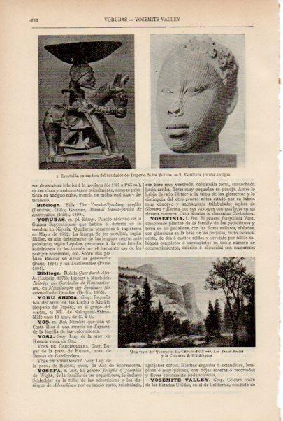 LAMINA ESPASA V51930: Esculturas del Imperio de los Yoruba